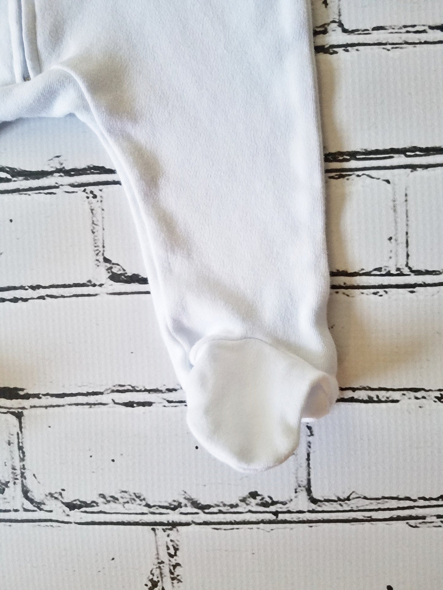 Newborn Boy Bowtie Outfit with Zippered Footie