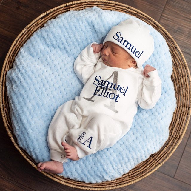 Personalized Newborn Outfit Baby Boy Outfits